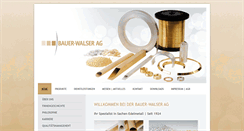 Desktop Screenshot of bauer-walser.net
